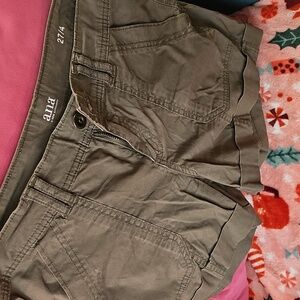 A.N.A women's shorts olive size 4